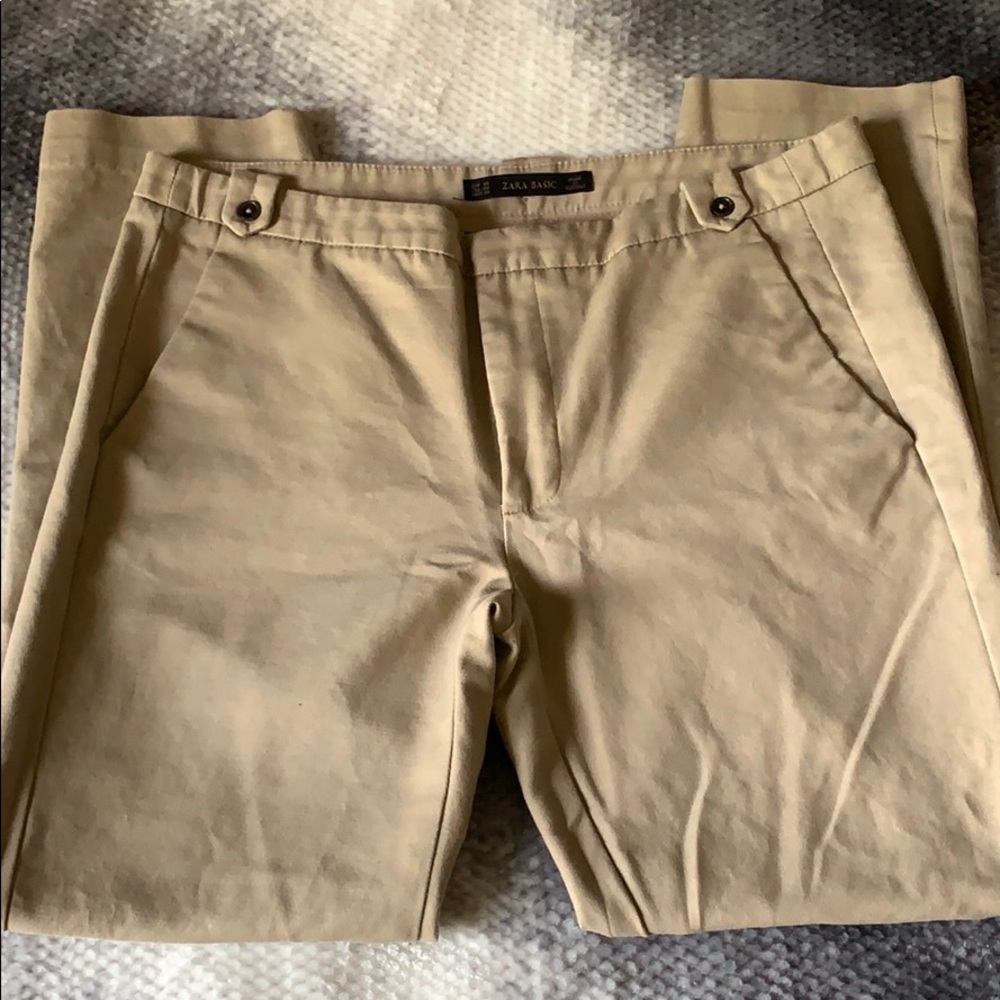 Zara Basic Crop Pants
